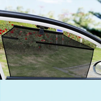 המכונית החלון בצד שמשיה אוניברסלי אוטומטי נשלף שמשייה על חלון המכונית השמש צל שמש חלון הגנה