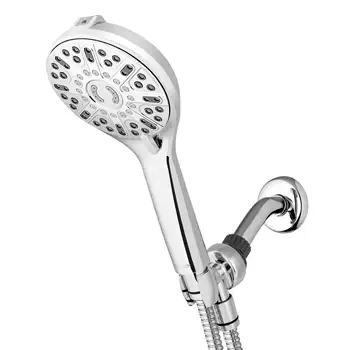 המכשיר ShowerClean PRO כף יד ראש מקלחת עם PowerPulse עיסוי, QCW-763ME