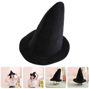 המכשפה כובע ליל כל הקדושים מסיבת החג המכשפה כובע קישוט אשף כובע מצנפת צילום אביזרים