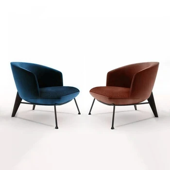 הסלון. הכיסא הפנוי מינימליסטי העיצוב האיטלקי אישיות מרפסת ספה עצלן כיסא כורסה Fauteuil סלון ריהוט מודרני