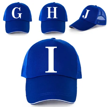 הקיץ החדש Gorras גבר לנשימה רשת כובעי בייסבול היפ הופ נשים אופנה לבנה מכתב ההדפסה מתכוונן Snapback כובע כובע גולף