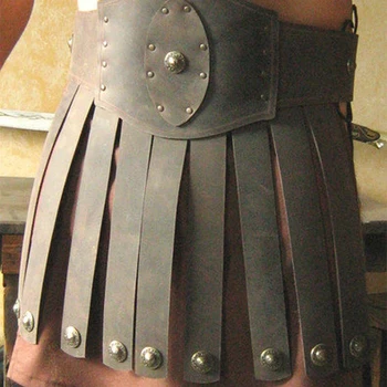 הרומית העתיקה גלדיאטור קרב חגורת חצאית עור PU הגותית של ימי הביניים היוונית מת 