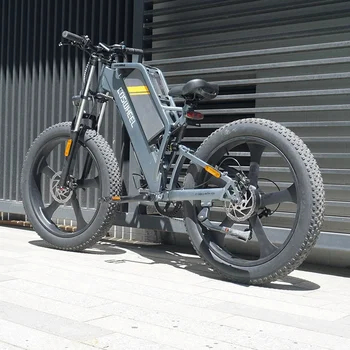 השעיה מלאה E-אופניים חשמליים מכוסה הכביש היברידית שמן צמיג הר עפר עיר אופני E-Bike אופניים חשמליים Ebike
