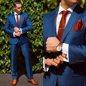 (ז ' קט+מכנסיים)בולה חליפת חתונה לגברים רשמית החתן Bestmen חליפות Custome אופנה חליפות מותג ביגוד מתאים