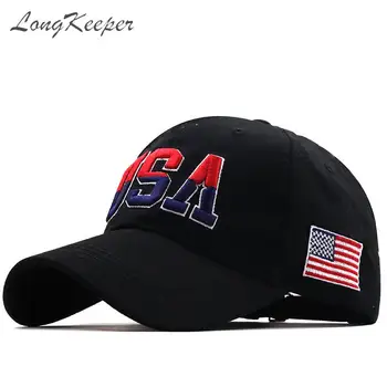 זמן שומר המותג דגל כובע בייסבול גדול כותנה רקומה הדגל האמריקאי הקלאסי ארה 