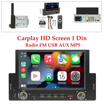 חדש 6.2 אינץ Carplay MP5 אנדרואיד אוטומטי מולטימדיה נגן Bluetooth ראי קישור מקלט FM עבור פולקסווגן ניסן טויוטה Dropship