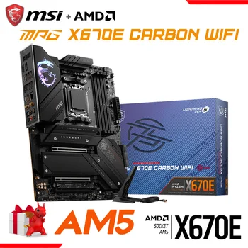 חדש AMD X670 לוח אם MSI MPG X670E פחמן WIFI DDR5 שקע USB AM5 תמיכה AMD Ryzen 7000 סדרה Procesors לוח אם ATX