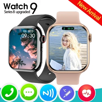 חדש Smartwatch עבור אפל שעונים 9 גברים שעון חכם אטימות IP68 נשים גשש GPS Bluetooth שיחה טעינה אלחוטית סדרה 8 IW9