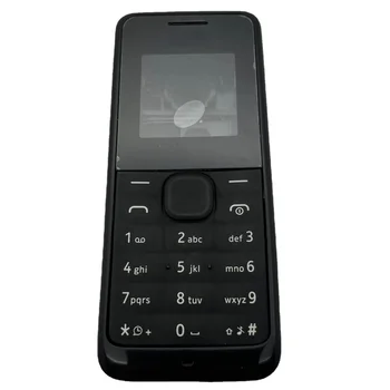 חדש עבור Nokia 105 1050 RM1120 Rm908 מלאה מלאה טלפון נייד דיור מכסה הסוללה מסגרת הדלת עם מקלדת אנגלית
