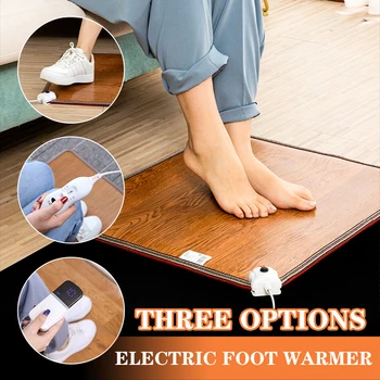חימום מתחמם הביתה ברגל כלים מתכווננת חם המשרד התרמוסטט רגל התחממות חימום הרגליים עור חשמלי שטיח רפידות השטיח