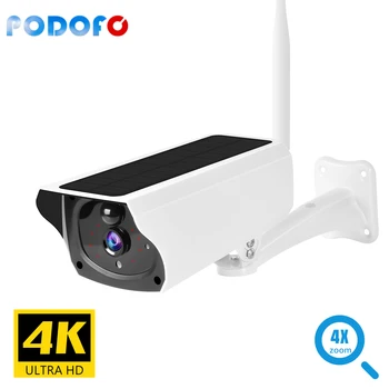 חיצונית אלחוטית סולארית מצלמה 3MP אבטחה להגן HD פנל ה-IP מעקב וידאו PIR לפקח IP66 המצלמה הביתה ראיית לילה
