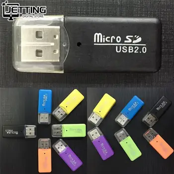 חם Mini USB SD/MMC קורא כרטיסי זיכרון 480Mbps עבור מחשב נייד USB כרטיס