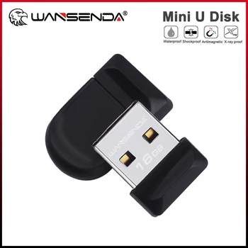 חם WANSENDA USB כונן הבזק USB 2.0 כונן עט 64GB 32GB 16GB מיני Pendrive 8GB 4GB מקל זכרון USB פלאש כונן