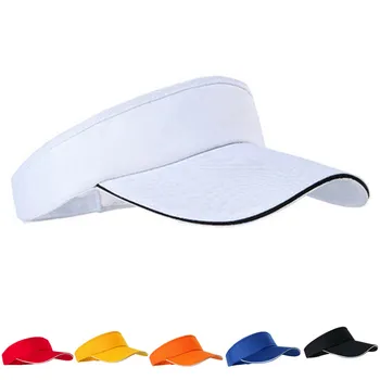 יוניסקס ריק העליון מגן כובע נשים קרם הגנה, כובעים אדם כותנה Snapback כובע מתכוונן לריצה טניס, גולף