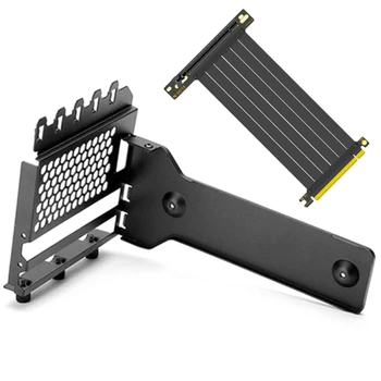 כבל V-GPUKT 3.0 לעמוד אנכי 180 ל-90 מעלות כרטיס גרפי אנכי תושבת PCI-E 3.0X16 כבל להגדיר עבור RTX3060 2080 2060
