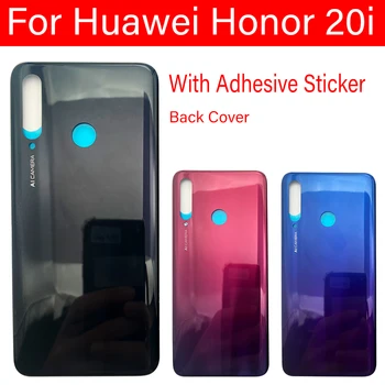 כיסוי אחורי עבור Huawei הכבוד 20אני דיור זכוכית מכסה הסוללה האחורית הדלת עבור Huawei הכבוד 20אני מקרה החלפה + מדבקה דבק