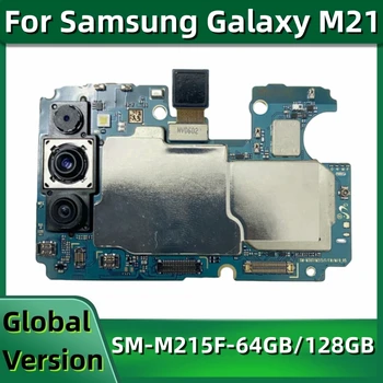 לוח אם עבור Samsung Galaxy m31 לאמת, ההיגיון הלוח המקורי סמארטפון Mainboard, 64GB, SM-M215F, האיחוד האירופי גרסה