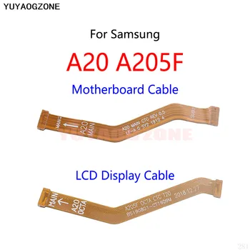 לוח האם, צג LCD חיבור כבל לוח ראשי להגמיש כבלים עבור Samsung Galaxy A20 A205F