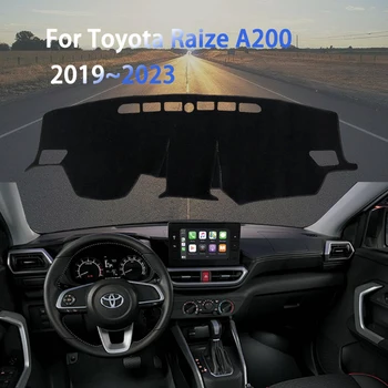 לוח המחוונים לכסות דאש שטיח משטח עבור טויוטה Raize דייהטסו רוקי A200 Perodua Ativa 2019 2020~2023 הפנים המכונית פיתוחים אביזר