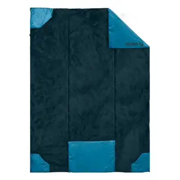לוקס חיצוני קמפינג שמיכה, 58 x 80 ב., כחול כהה, כחול בהיר