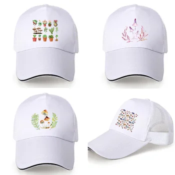לנשימה רשת כובעי מתכוונן הגנה מפני UV Snapback כובע היפ הופ כובעי בייסבול שמש כובעי פטריות תבנית נשים גברים משאית קאפ