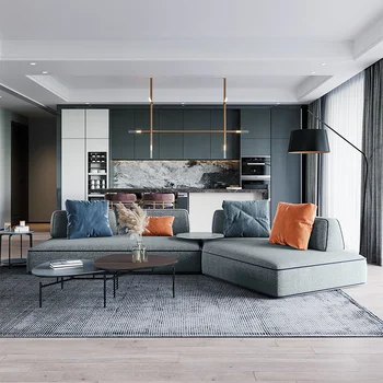 מודרני בסגנון פשוט יצירתי מיטת ספה בסלון אישיות מיוחדת בצורת בד ספה איטלקית משק בית יוקרה רהיטים