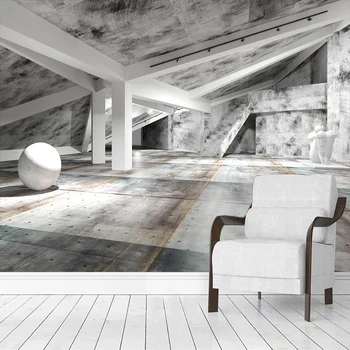 מותאם אישית 3D מרחבי סיומת אישיות ציור הקיר טפט בסלון ספה רקע נייר קיר לעיצוב הבית חיפוי קיר