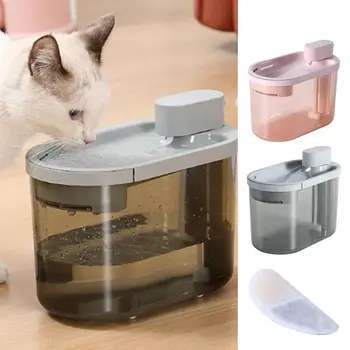 מחמד מזרקת מים 2.2 L אוטומטי מחמד ברז מי שתייה מתקן החתול קערת מים לחיות מחמד מזרקת מים עם מסנן