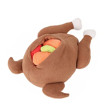 מחמד צעצועי קטיפה מקסימה גור ללעוס לסחוט נשמע חג המולד כלב נושך טורקיה עיצוב ביס