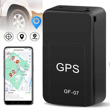 מיני GF-07 GPS לרכב מעקב בזמן אמת מעקב אנטי-גניבה אנטי אבוד, איתור מגנטי חזק הר SIM הודעה Positioner אוטומטי