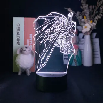 מנגה 3d LED מנורת השכל אומץ להבין על עיצוב חדר ילדים מנורת לילה לילדים, מתנת יום הולדת אנימה אור Led השינה