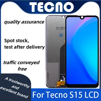 מסך LCD עבור Tecno S15 S15 Pro תצוגת LCD מסך מגע דיגיטלית הרכבה על Tecno S15 LCD כלים חינם