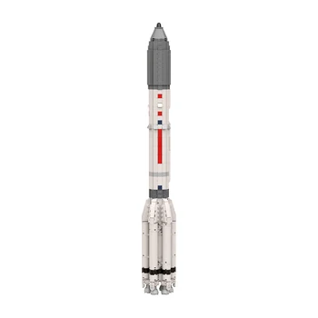 מרחב פרוטון-M טילים 1:110 סטורן V מידה אבני הבניין דגם ערכת DIY טילים אספנות הירח השקת רכב צעצוע ילדים מתנה