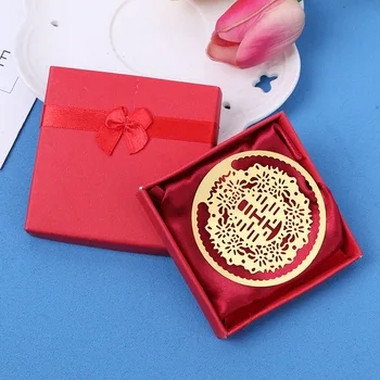 משלוח חינם 20pcs/lot סיני יצירתי טובה החתונה הנישואים בתמורה מתנה קטנה האושר הכפול סימניה