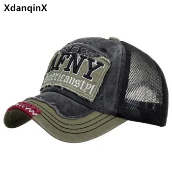 משלוח חינם קיץ חדשה של גברים כובעים לנשימה רשת גולף כובע Snapback כובע כובעי נשים זנב כובע בייסבול מחנאות, דיג הכובע
