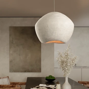 נורדי הוואבי סאבי סגנון LED נברשת חדשה עיצוב תאורת מסעדה בר נברשת יצירתי אישיות Homestay תאורה ביתית