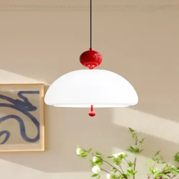 נורדי פשוטה בחדר האוכל אור תליון מודרני יצירתי חלב תה חנות בר קרם בסגנון זכוכית המנורה בסלון עיצוב Droplight