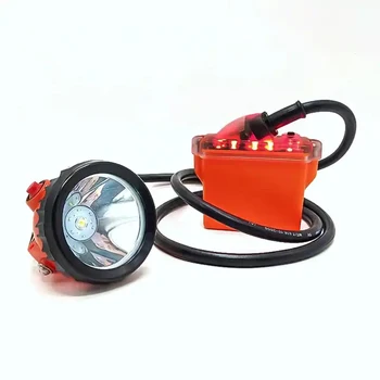 נטענת KL5LM LED כורה פנס בטיחות קסדה המכסה את המנורה על כריית עם מנורה