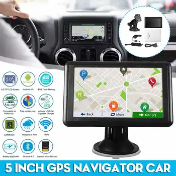 ניווט GPS רכב 7 אינץ מסך מגע GPS Navigator משאית שמשיה Sat Nav 8GB-128MB 2020 אמריקה אירופה מפת ניווט GPS