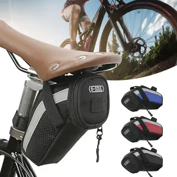 ניילון אופניים תיק אופניים אחסון תיק אוכף רכיבה על אופניים מושב זנב אחורי פאוץ תיק אוכף Bicicleta אביזרים