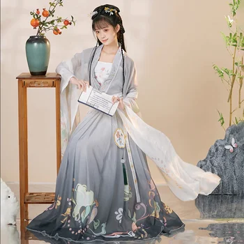 סיני Hanfu שמלות לנשים, עתיק מסורתי רקום Hanfu סטים, קרנבל פיית תחפושות קוספליי, Hanfu שמלת ריקוד