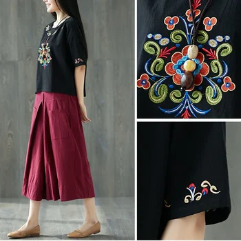 סיני שמלות אלגנטיות בגדים מסורתיים עבור נשים שרוול ארוך סיני החולצה צ ' יפאו העליון סגנון בגדי נשים רקמה