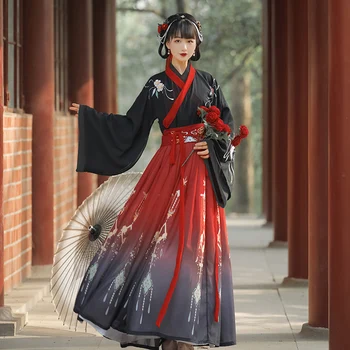 סינית מסורתית Hanfu תחפושת האישה העתיקה, שושלת האן השמלה מזרחי נסיכה להתלבש ליידי אלגנטיות שושלת טאנג לרקוד ללבוש.