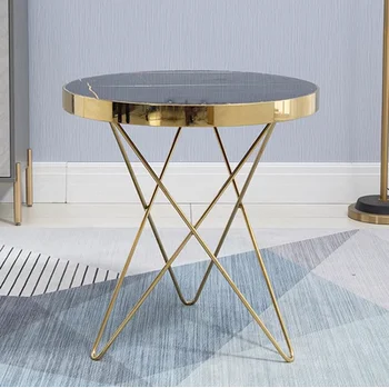 ספה, שולחן צד, שולחן קפה קטן, פשוט, שולחן צד, מיני שולחן, סקי נורדי מיני שולחן עגול