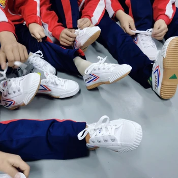 ספורט גברים אתלטיקה אימונים נעלי ספורט נשים קונג פו בד נעלי ילדים אומנויות לחימה-טאי צ ' י טאקוונדו קראטה נעליים