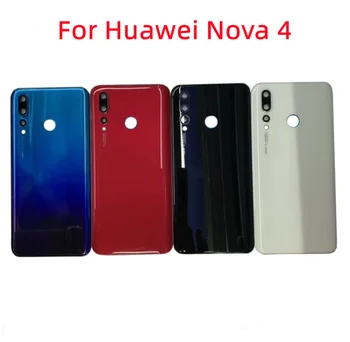 עבור Huawei נובה 4 חזרה הסוללה כיסוי פנל אחורי הדלת דיור מקרה חלקי תיקון עבור Huawei Nova4 הכיסוי האחורי.