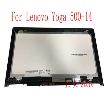 עבור Lenovo יוגה 500 14 סדרת יוגה 500 14ACL 14IHW 14IBD מסך מגע LCD דיגיטלית זכוכית הרכבה FHD 1920X1080