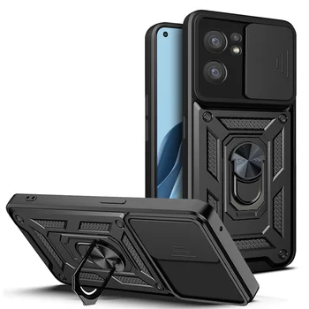 עבור OPPO FindX5 לייט מקרה חסין זעזועים שריון להגן על המצלמה במקרה את הטלפון על OPPO מצא 5 לייט X5Lite רכב מגנטי בעל טבעת כיסוי