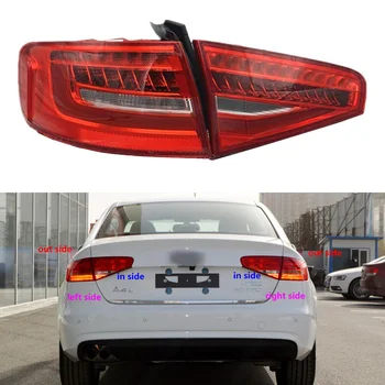 עבור אאודי A4L B9 2013-2015 החיצון הזנב מנורת LED המכונית פגוש אחורי פנס בלם להפסיק להפוך מנורה Taillamp חצי הרכבה