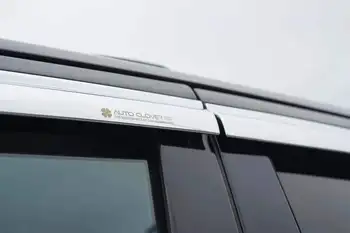 עבור ג 'יפ גרנד צ' ירוקי מיוחד חלון המכונית הגנת מזג אוויר פלטינום ציפוי גשם ציוד הגנה כרום גשם גבות